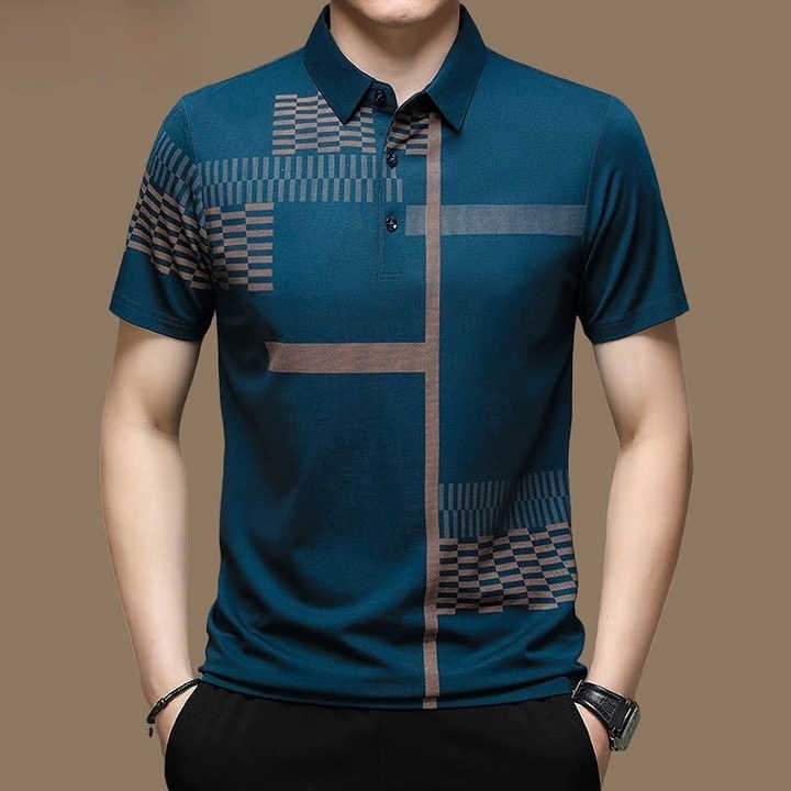 Hot Print Short Sleeve Men's T-shirt Fashion Summer Loose Men's Clothing Custom Wholesale T-shirt Shirt Manufacturer