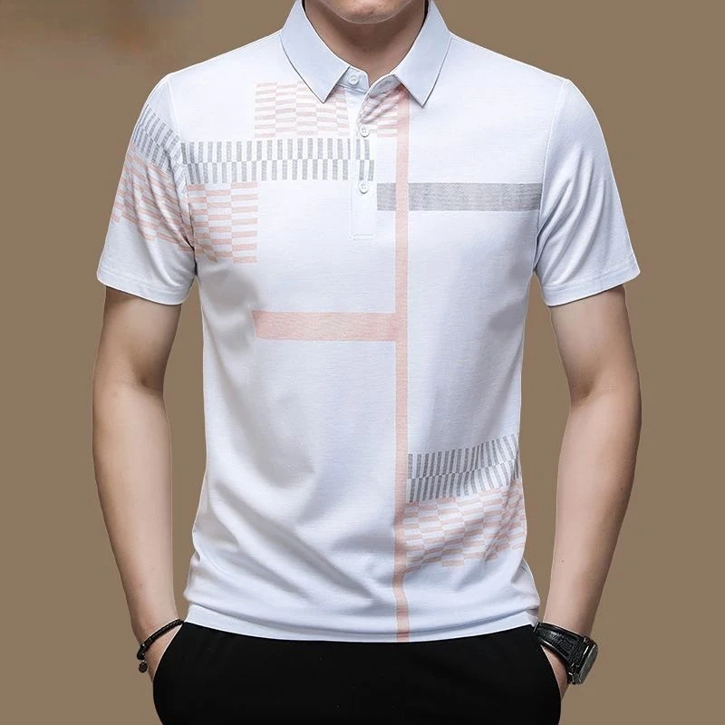 Hot Print Short Sleeve Men's T-shirt Fashion Summer Loose Men's Clothing Custom Wholesale T-shirt Shirt Manufacturer