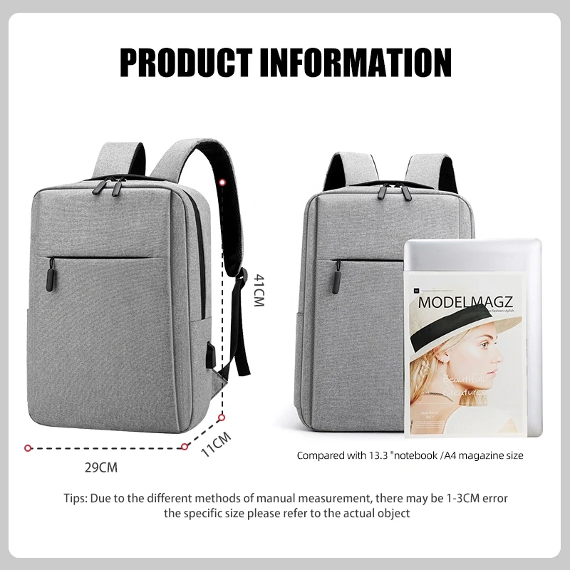 Wholesale Custom Bag Mark Durable Men's School Leisure Travel Laptop Backpack Waterproof Business