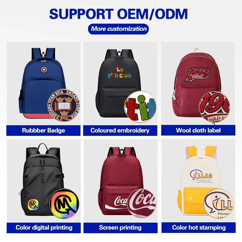 Wholesale Custom Bag Mark Durable Men's School Leisure Travel Laptop Backpack Waterproof Business