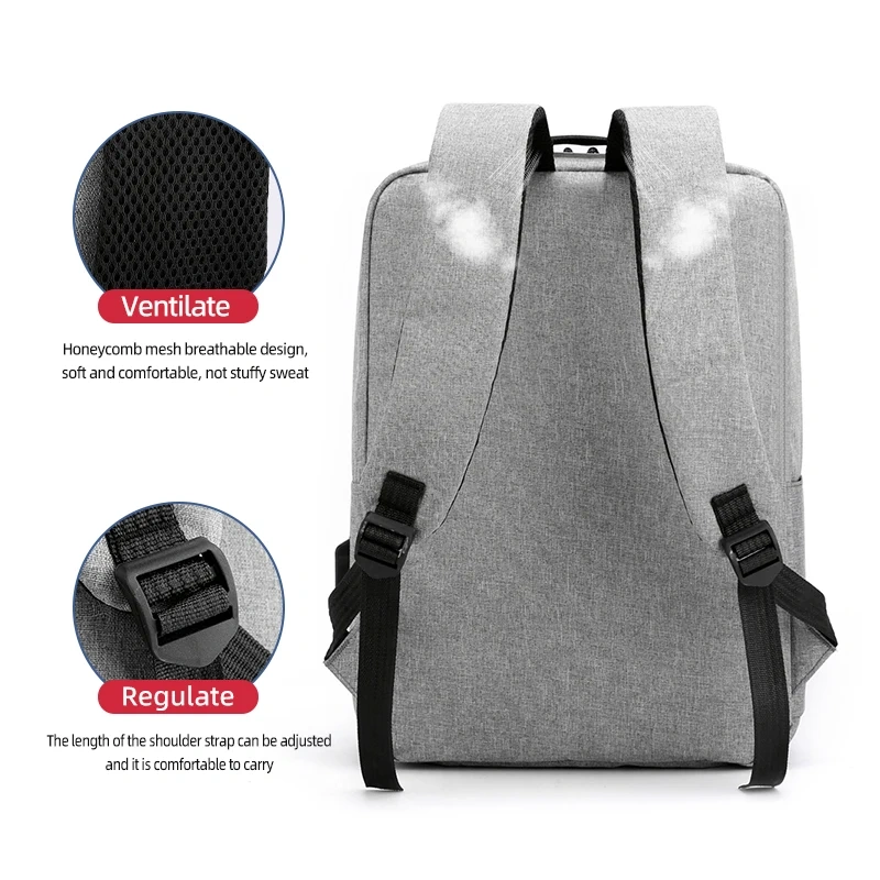 Wholesale Custom Bag Mark Durable Men's School Leisure Travel Laptop Backpack Waterproof Business