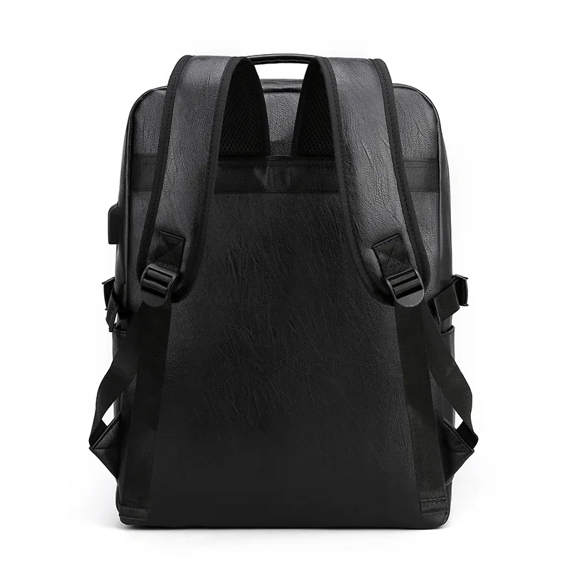 Large Capacity  Waterproof Leather Backpack Men Backpacks Laptop Bags for Travel Business Commuting Leisure Mochila