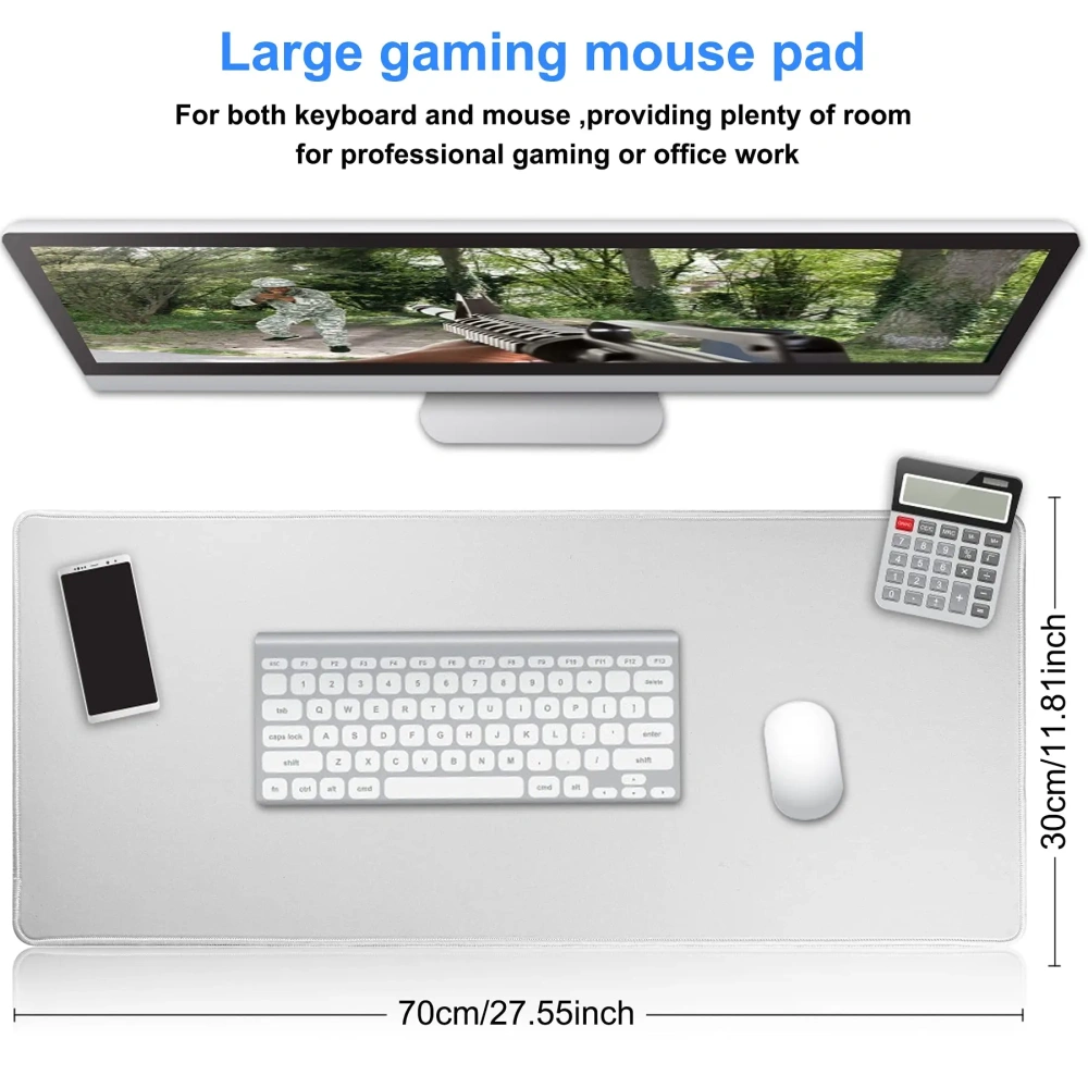 Eco Friendly Rubber logo Custom Mouse Pad Large Gaming Anime Sublimation Mouse Pad Blank White Black Desk Mat Desk Pad Protector