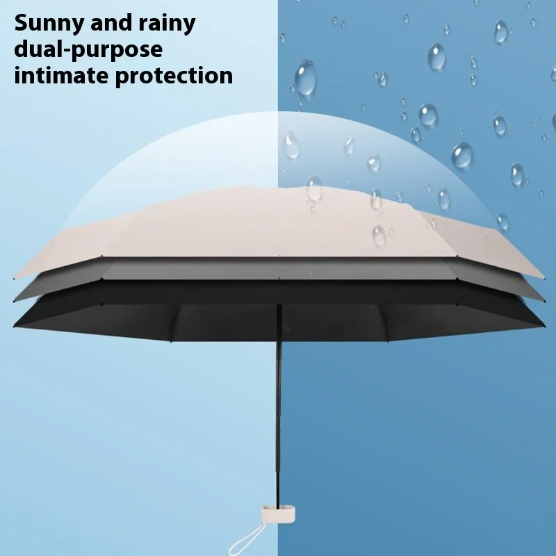 Ultralight Mini Pocket Umbrella Portable Women's UV Protection Anti-Uv Capsule Umbrella  Folding UV Rain Umbrella
