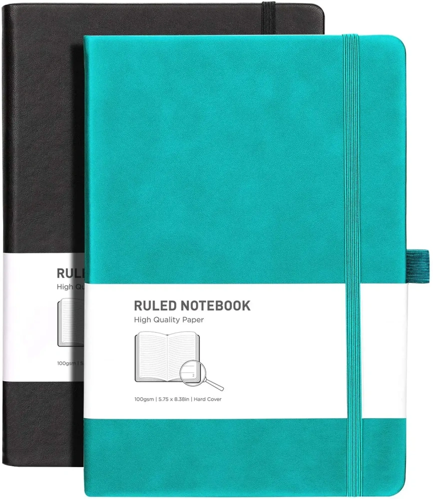 Manufacturer PU Leather Notebook Journal Custom Logo Print Size Business Soft/Hardcover C Gift Set Office School Diary Notebook