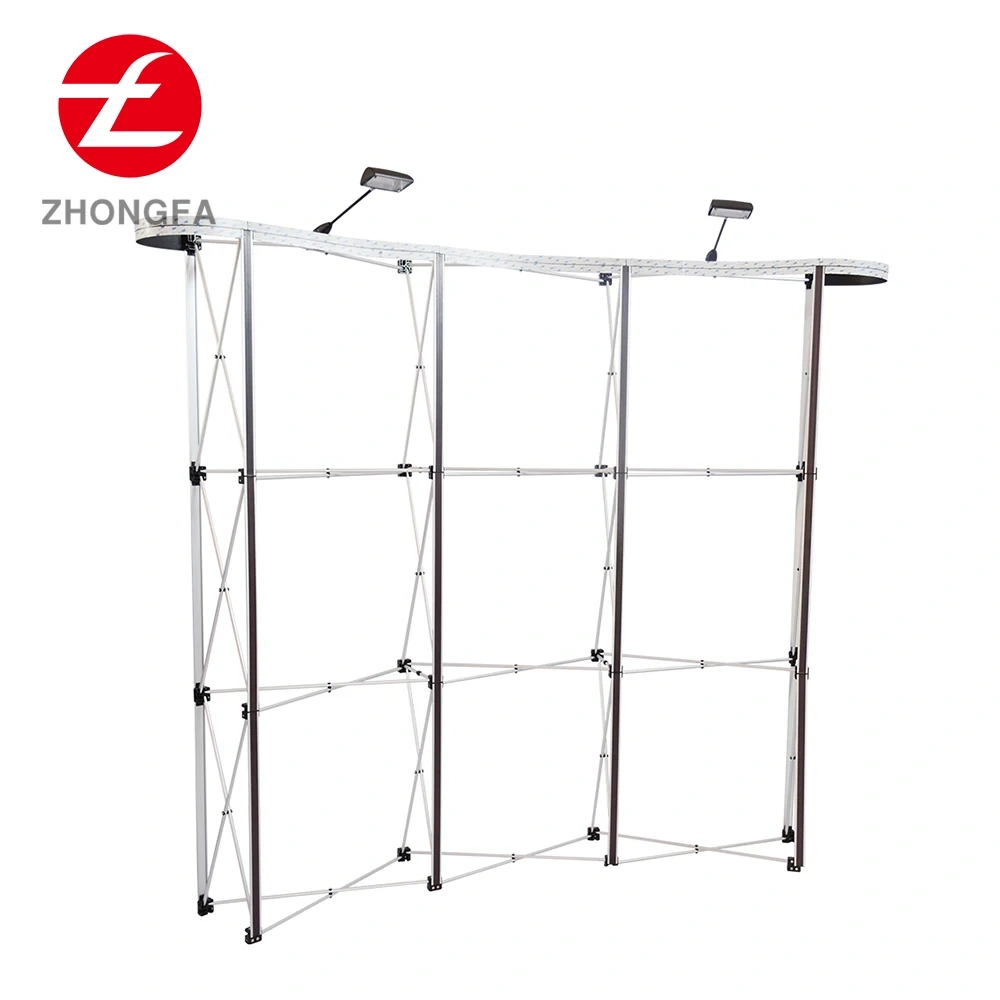 Cheap 4x3 Promotion Portable Backdrop Custom Fabric Pop up Booth Advertising Trade Show Display Stands Exhibition Wall Banner