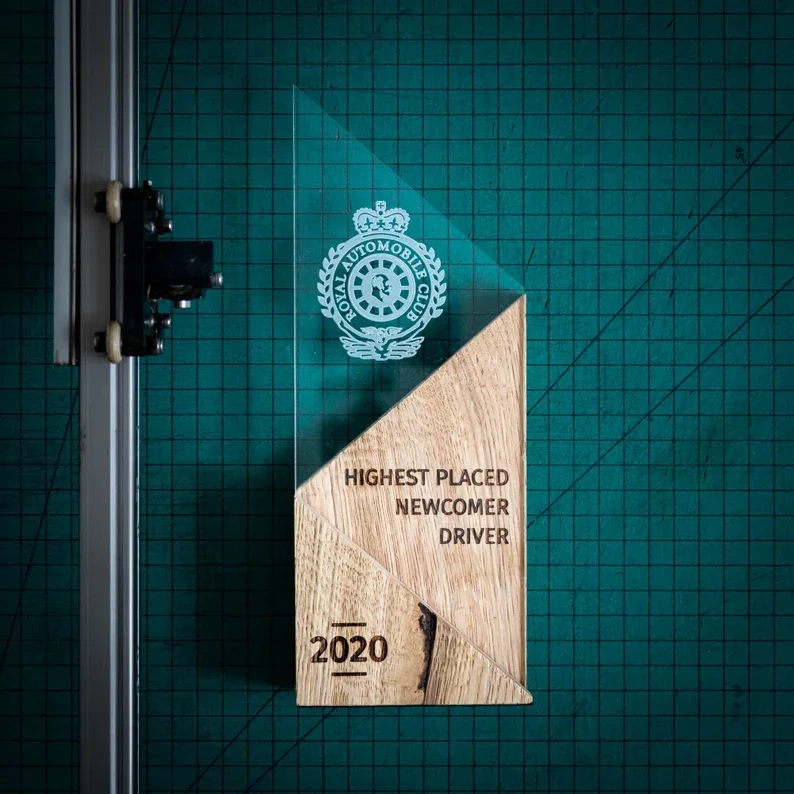 Professional Custom-made Hundred Kind of Different Acrylic Wooden Combination Trophies Acrylic Crystal Trophies.