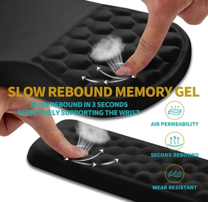 Wholesale Lightweight Comfortable Keyboard Wrist Rest Mouse Pad Set With Wrist Support Rest Set up Mouse Pad