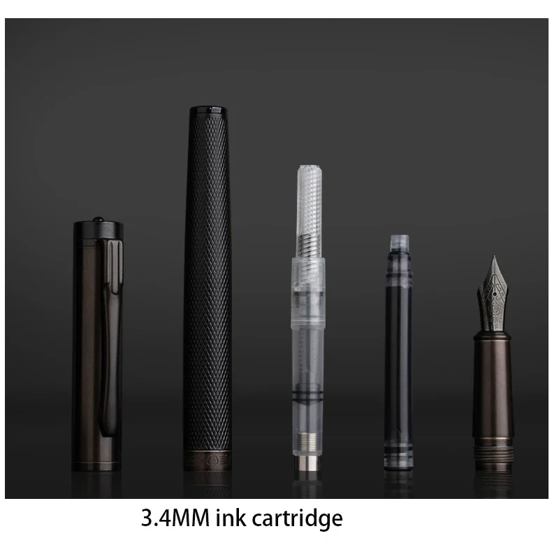HERO A11  Calligraphy Metal Luxury Black  0.5mm Nib Fountain Pen