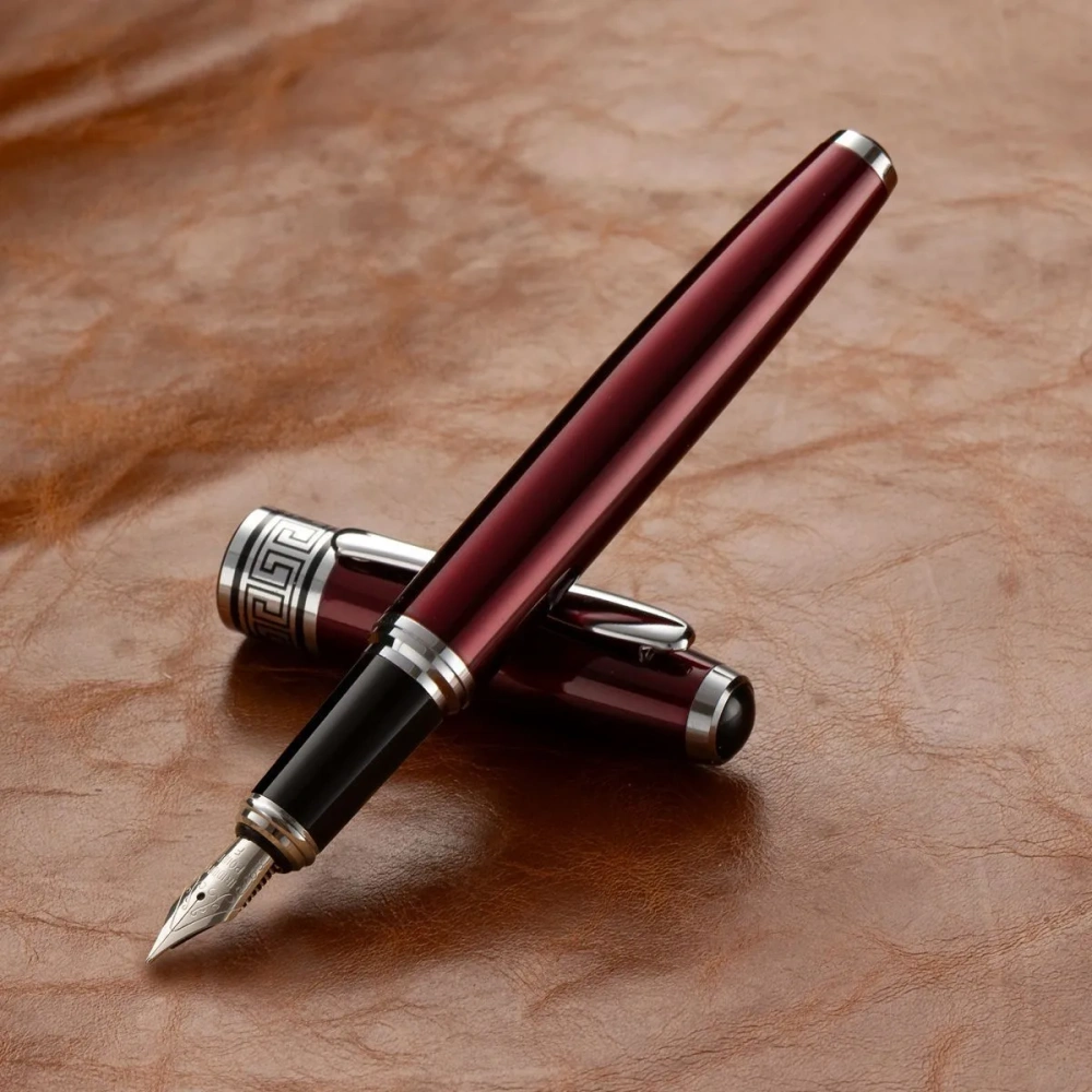 High-Grade Luxury Exquisite Metal 26# Nib Calligraphy Fountain Pen Stainless Steel Tip 0.5mm Writing Width For Special