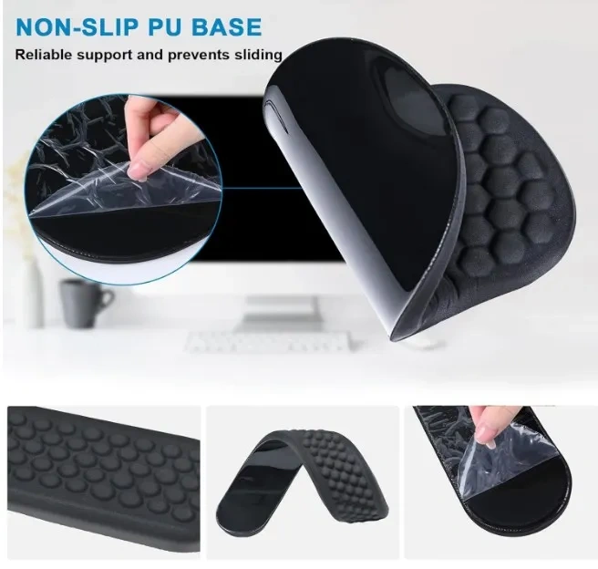 Wholesale Lightweight Comfortable Keyboard Wrist Rest Mouse Pad Set With Wrist Support Rest Set up Mouse Pad