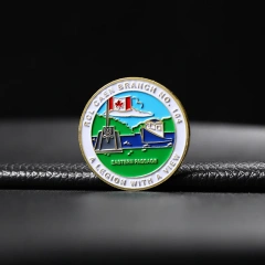Gold lapel pin