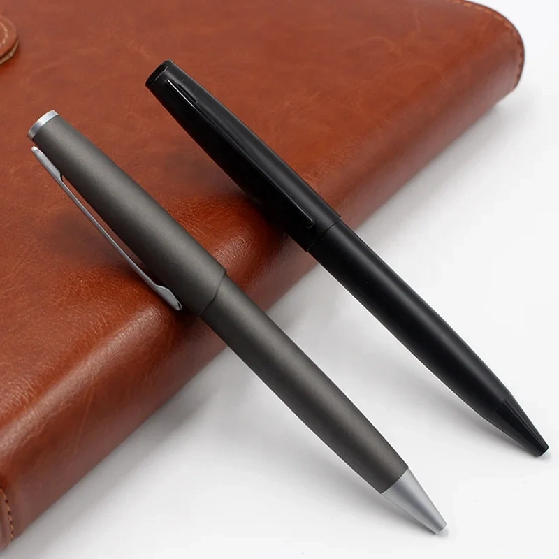 Hotel Laser Black Matte Metal High Quality Luxury Ball Pen All Sports Customized Ballpoint Pen Promotional Pen