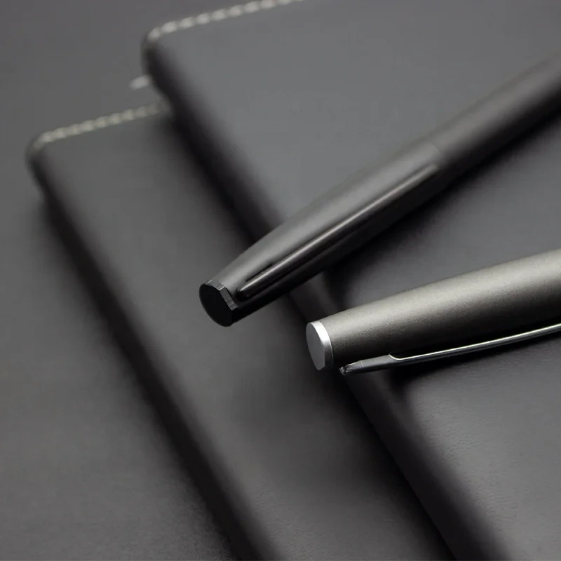 Hotel Laser Black Matte Metal High Quality Luxury Ball Pen All Sports Customized Ballpoint Pen Promotional Pen