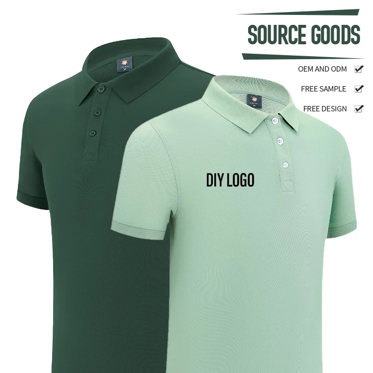 Combed Cotton Golf Custom Blank Men Tee Shirts Printing Logo Polo T Shirt Oversize Men's Polo Shirts
