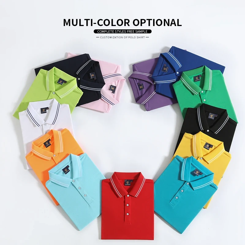 2022 New Fashion Style Custom Made Mens Polo T-shirts 100% Cotton Men's Polo Shirt