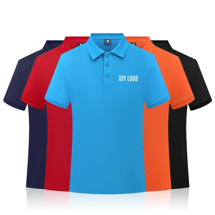 Combed Cotton Golf Custom Blank Men Tee Shirts Printing Logo Polo T Shirt Oversize Men's Polo Shirts