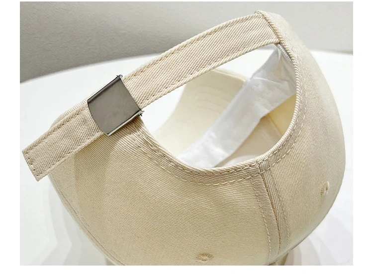 New Outdoor Sports Sunshade Cap for Spring and Summer 3D Embroidery Baseball Hat in Street Style Sporty Fabric Feature