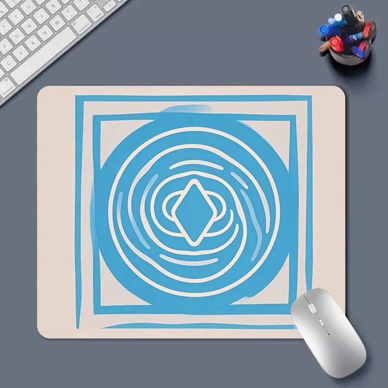 U-HOME Professional Office Shortcut E Sport Mouse Pad 3mm Rubber  Gaming Mouse Mat Round Multicolour