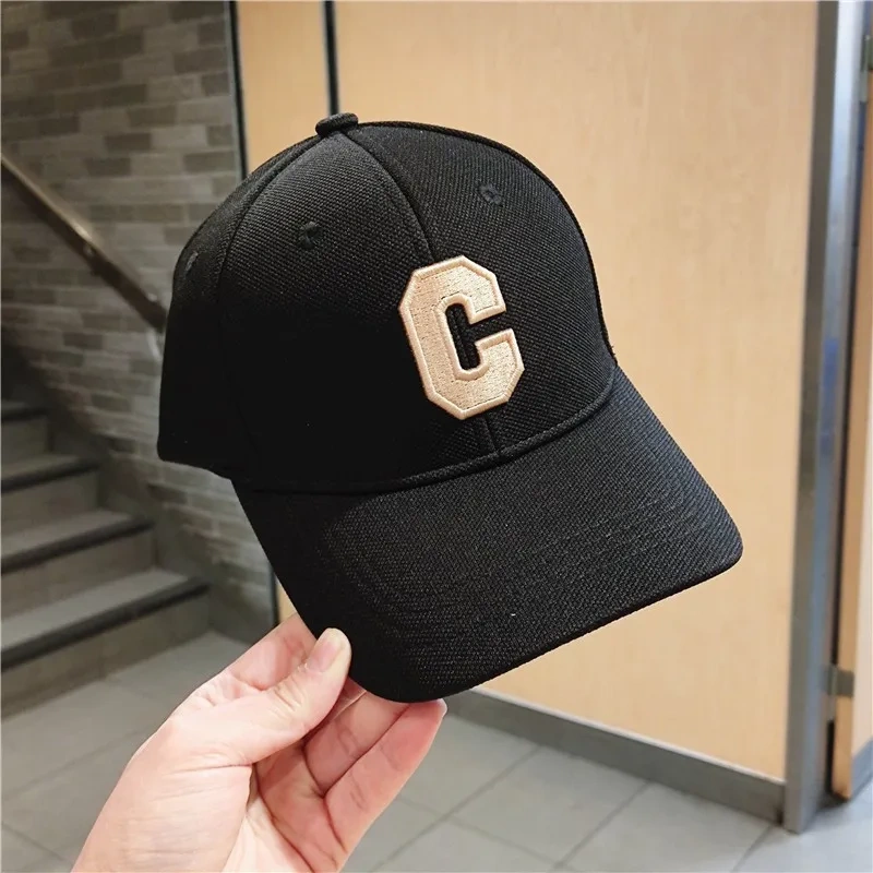 Wholesale Women's Gorras Baseball Caps High Quality Hats With Custom logo Hot Sale Cotton C Embroidered Baseball Cap for Men