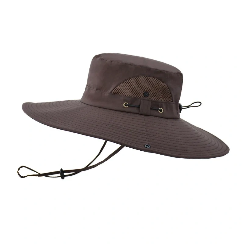 Men's Waterproof Bucket Hat with Wide Brim UV Protection for Outdoor Sports Cycling Casual Wear & Camping Sun Hats for Travel