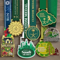 Custom medal color