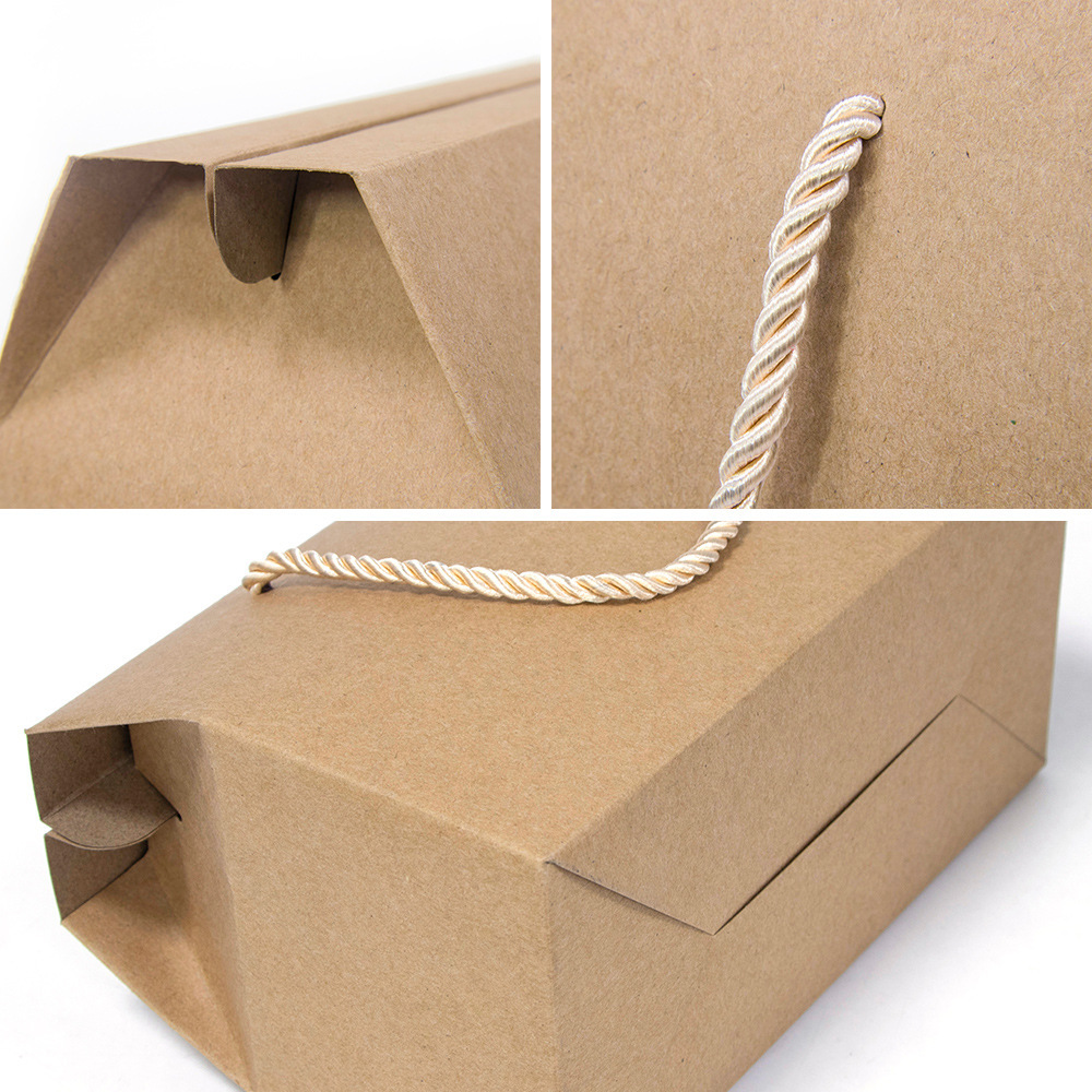 Wholesale Box Cake Packaging Mini Candy Boxes Laser Box With Handle