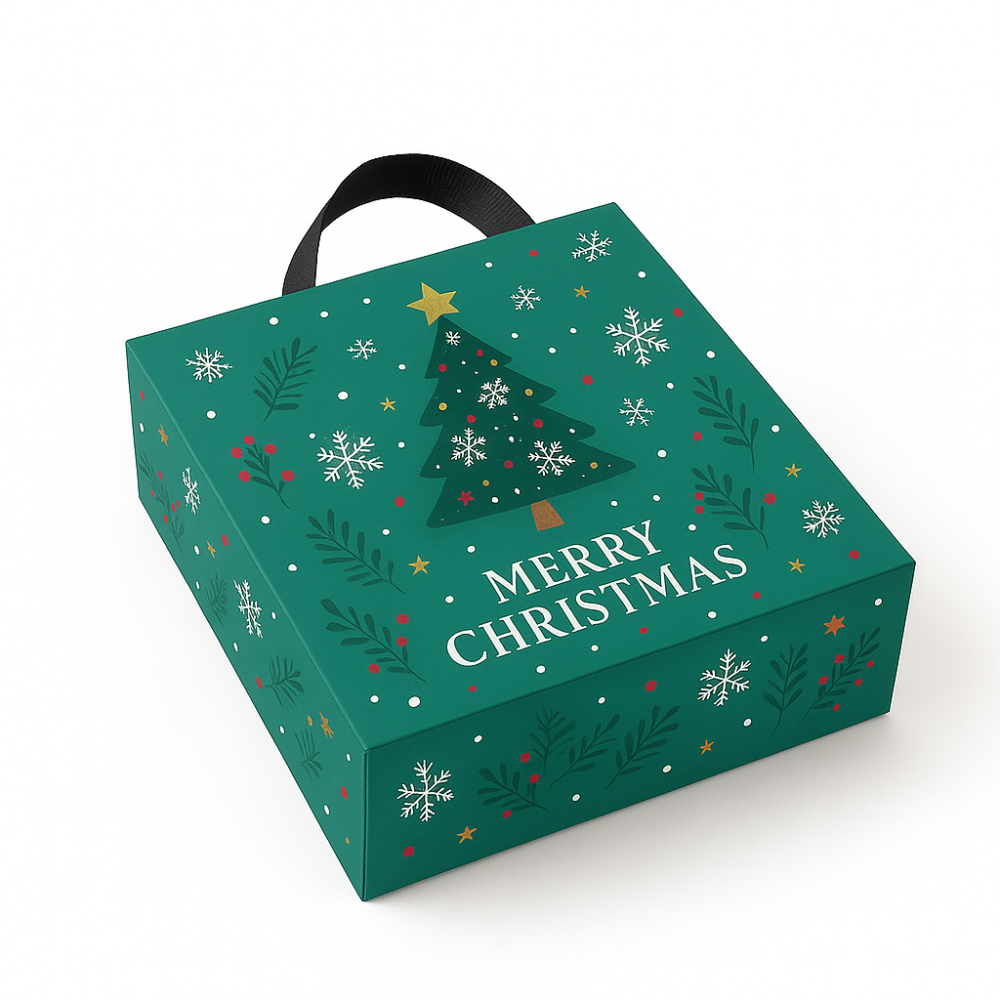 Custom Logo Rigid Cardboard Hair Wigs Packaging Drawer Sliding Paper Gift Boxes With Ribbon Handle