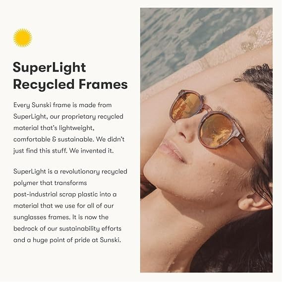 Sunski Dipsea - Polarized Recycled Sunglasses