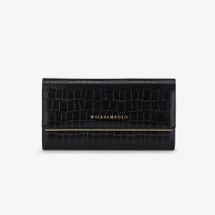 Emperor Paul Wallet Women's Long Leather Crocodile Pattern Fashion Handbag Large Capacity Card Foreskin Clip Women's Wholesale