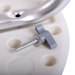 Shower Stool Bath Bench with Adjustable Heights and Non-Slip Rubber for Safety and Stability