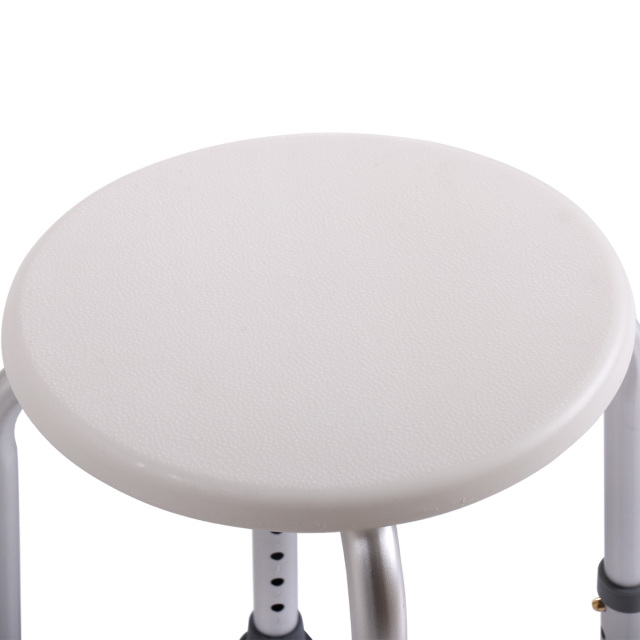Shower Stool Bath Bench with Adjustable Heights and Non-Slip Rubber for Safety and Stability