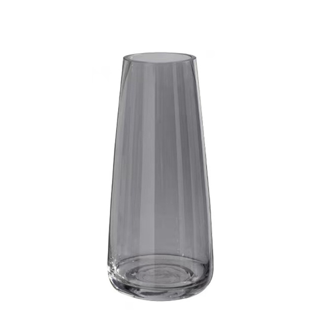 Modern minimalist gradient iridescent glass vase with high aesthetic value, living room hydroponic, bedroom decorative ornament vase