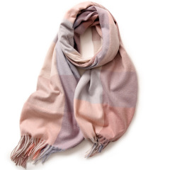 Tartan Plaid Scarves for Women Winter, Long Scarves for Women with Fringe, Super Soft Scarf for Women Winter