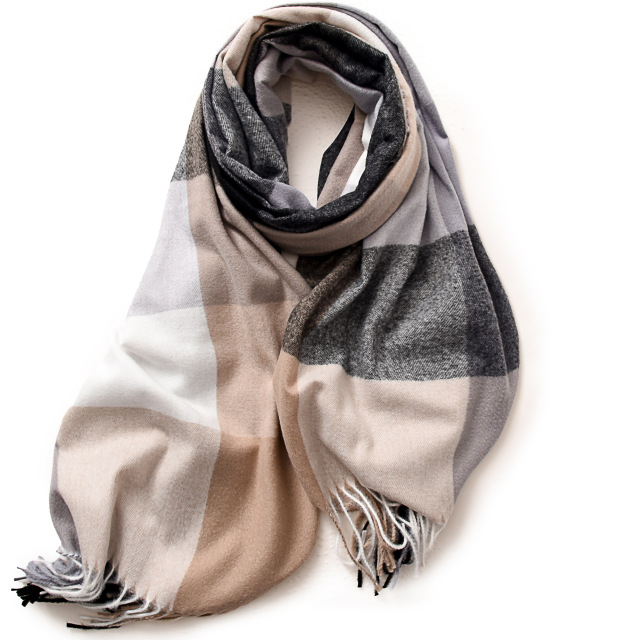 Tartan Plaid Scarves for Women Winter, Long Scarves for Women with Fringe, Super Soft Scarf for Women Winter
