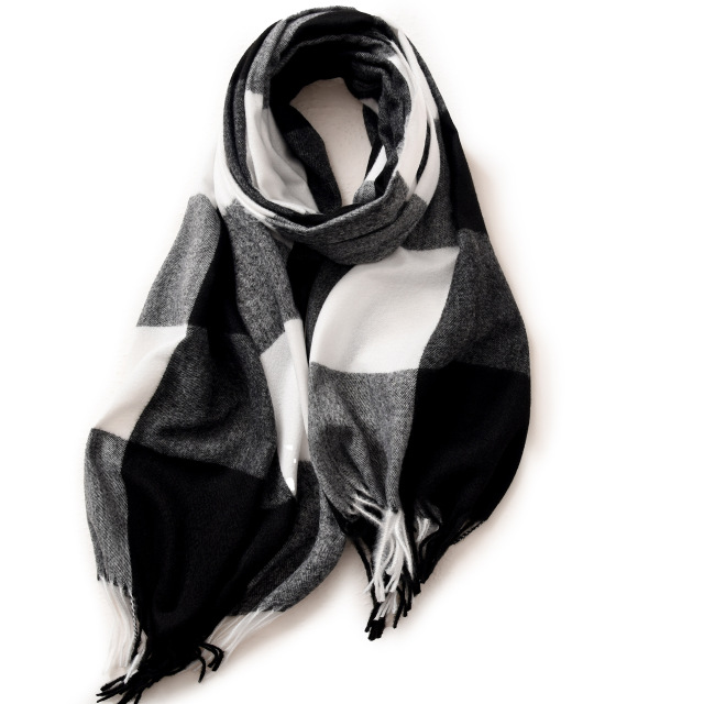 Tartan Plaid Scarves for Women Winter, Long Scarves for Women with Fringe, Super Soft Scarf for Women Winter