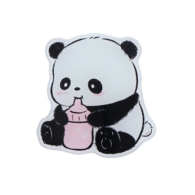 Panda refrigerator sticker