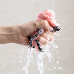 Wholesale dishwashing towels, dishcloths, kitchen cloths, non greasy, thickened, table wiping, bowl brushing cloth, absorbent scouring pad from manufacturers