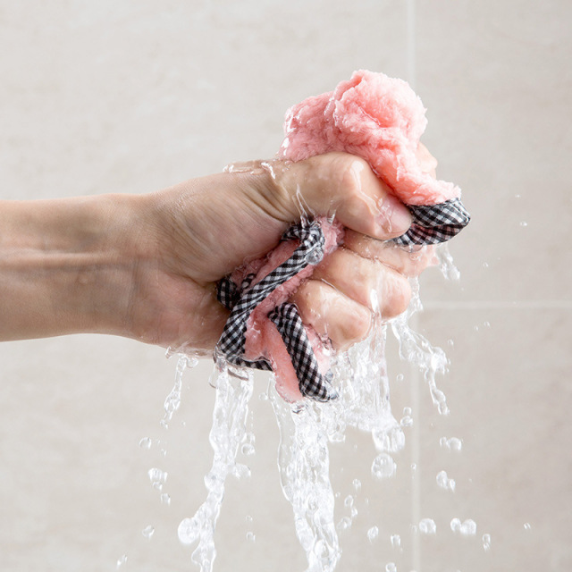 Wholesale dishwashing towels, dishcloths, kitchen cloths, non greasy, thickened, table wiping, bowl brushing cloth, absorbent scouring pad from manufacturers
