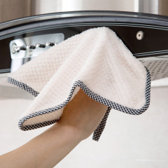 Wholesale dishwashing towels, dishcloths, kitchen cloths, non greasy, thickened, table wiping, bowl brushing cloth, absorbent scouring pad from manufacturers
