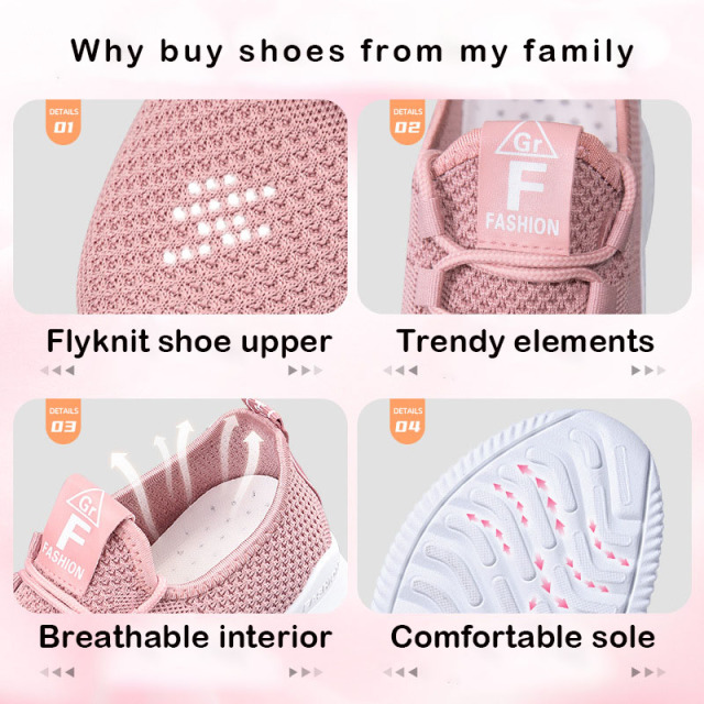 2024 New Lightweight Breathable Women's Casual Running Shoes
