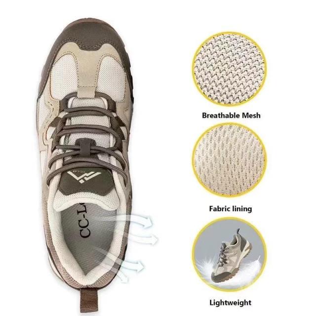 Ladies' waterproof off-road hiking shoes, anti slip, lightweight, versatile, shock-absorbing, outdoor hiking