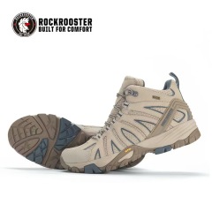 ROCKROOSTER Cross-Border Identical Style Sports Shoes, Outdoor Hiking Waterproof Boots, Vibram Anti-Slip Breathable Mountaineering Shoes