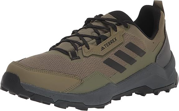 Adidas Men's Terrex AX4 Hiking Shoes, Focus Olive Color.