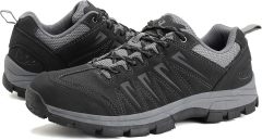 Men's waterproof hiking shoes made of leather, comfortable, lightweight, non slip, low cut outdoor hiking shoes