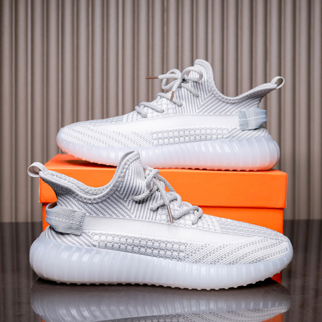 Coconut shoes 350 spot wholesale unisex fly woven sports shoes summer popular breathable casual couple shoes