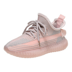 Coconut shoes 350 spot wholesale unisex fly woven sports shoes summer popular breathable casual couple shoes