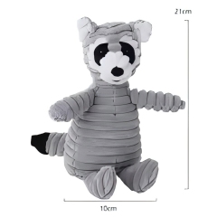 Plush Animal-Shaped Dog Biting and Squeaking Toy