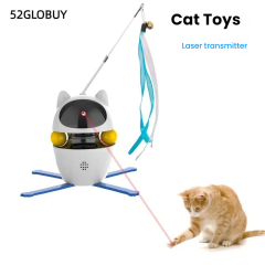 Cross-border New Cat Teasing Toys, Intelligent Cat Teasing Sticks, Food Leaking Balls, Self-entertaining and Boring-relieving Cat Toys, Pet Supplies