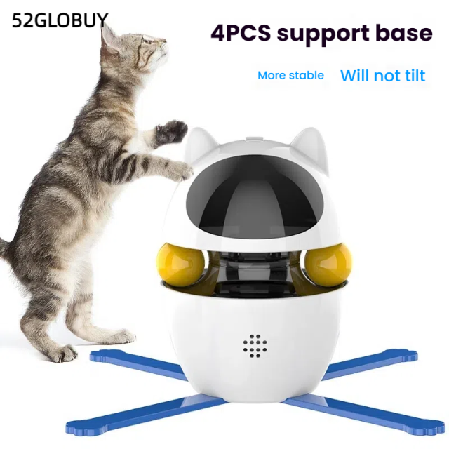 Cross-border New Cat Teasing Toys, Intelligent Cat Teasing Sticks, Food Leaking Balls, Self-entertaining and Boring-relieving Cat Toys, Pet Supplies